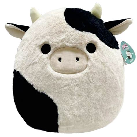 Squishmallows 40cm fuzz-a-mallows connor the cow soft toy. Things To Know About Squishmallows 40cm fuzz-a-mallows connor the cow soft toy. 